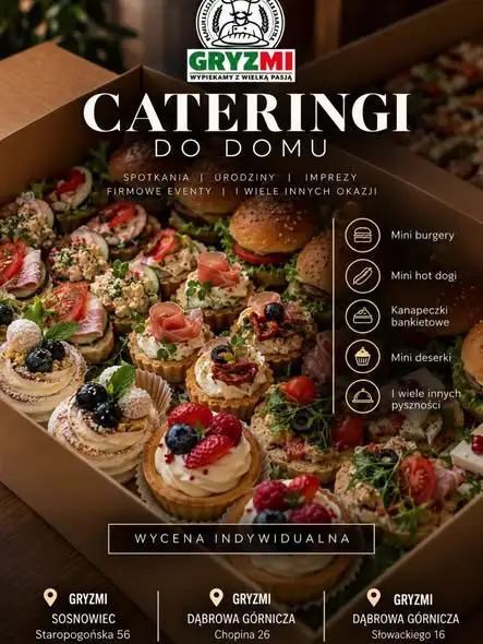 Catering na każdą okazję – GRYZMI w Sosnowcu i Dąbrowie Górniczej