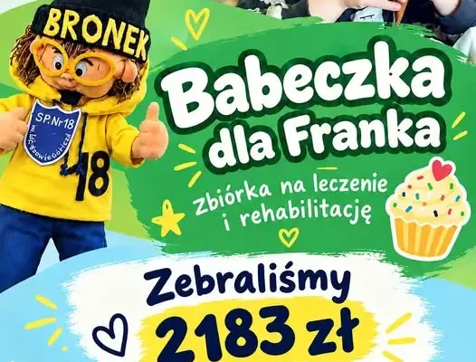 Pomocny Bronek podsumowuje zbiórkę: 2183 zł dla Franka