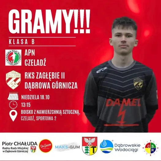 A-klasowe Zagłębie Dąbrowa Górnicza pauzuje. Rezerwy zagrają w Czeladzi