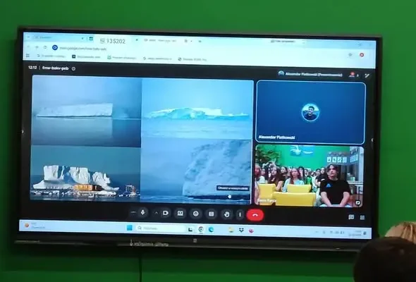 Uczniowie z Dąbrowy Górniczej spotkali się online z polarnikiem z 50. Wyprawy Antarktycznej