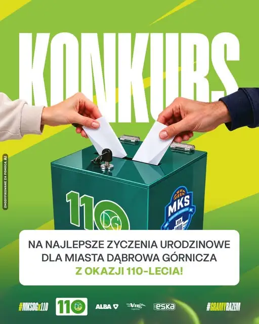 Ostatnia szansa na życzenia dla Dąbrowy Górniczej – konkurs z okazji 110-lecia